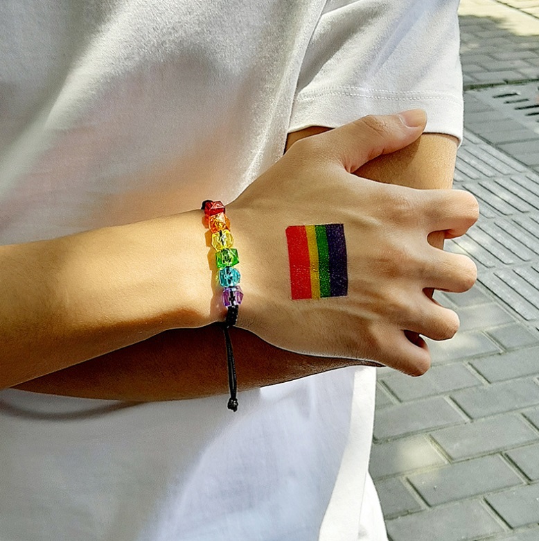Rainbow Bracelet For Men 